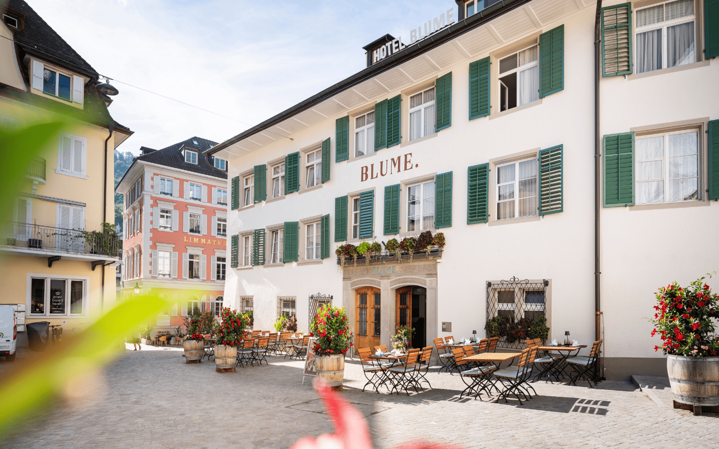 BLUME Baden Hotel Restaurant Swiss Historic Hotels Portrait
