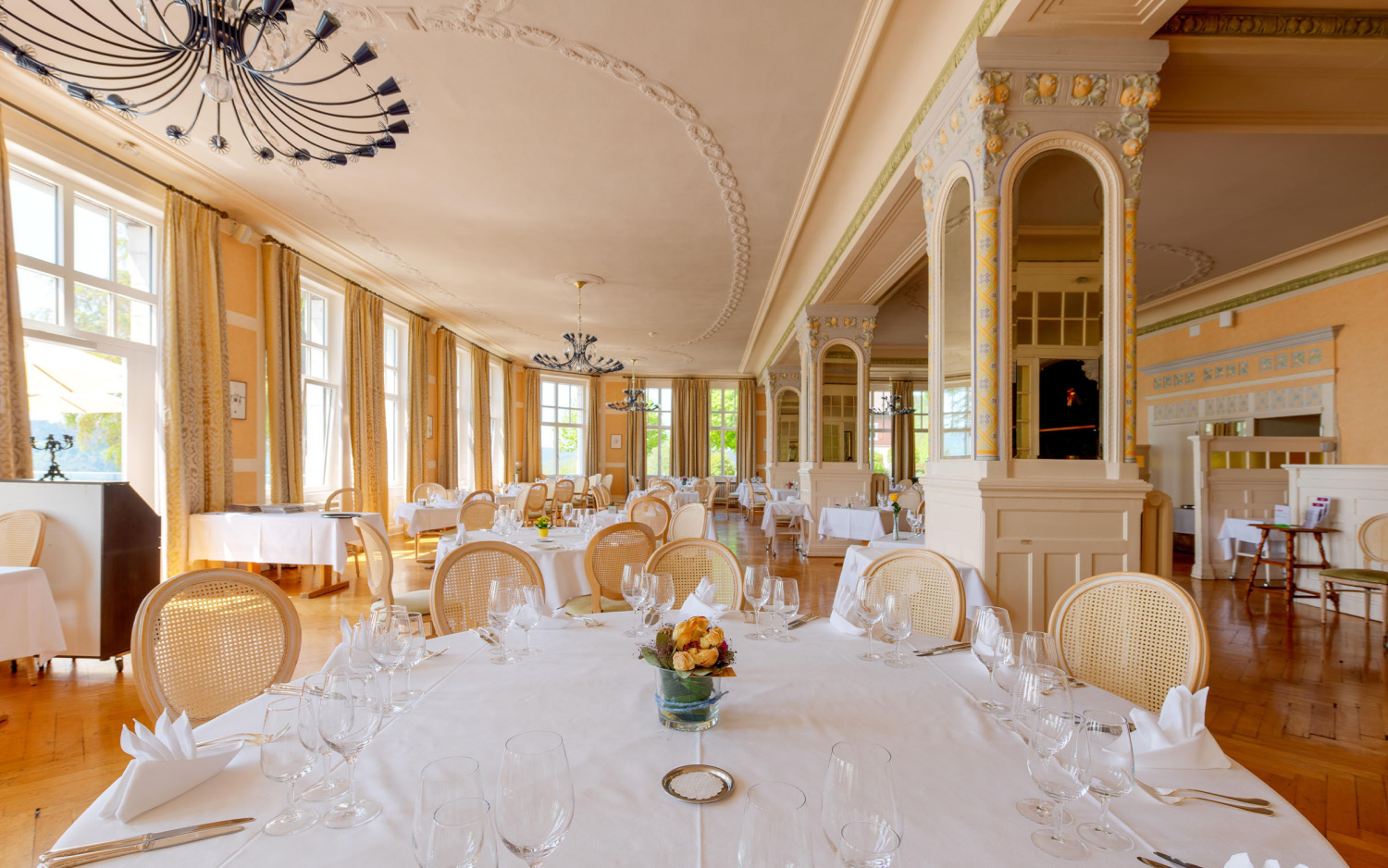 Kulinarik grand hotel des rasses les rasses swiss historic hotels 02